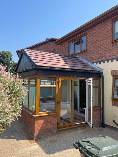 Warm roof conservatory